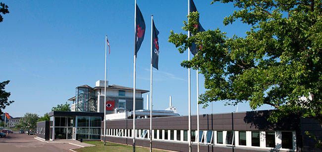 DBIs hovedkontor i Hvidovre, som er en del av organisasjonen bak DBI Norge.